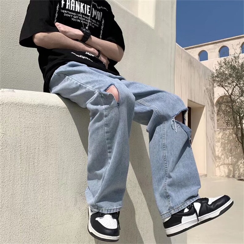 青春流行牛仔裤拉链百搭潮春季简约长裤NV108P40,男装牛仔裤,星座1116-2