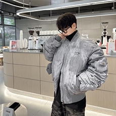 【有货】D8152-P90美式棉衣男设计感飞行员棒球服嘻哈冬季棉服，男装棉衣，星座603-2
