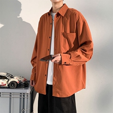 衬衫男2025春季新款港风宽松大码长袖衬衣CS110-P45，男装衬衫，星座214-3