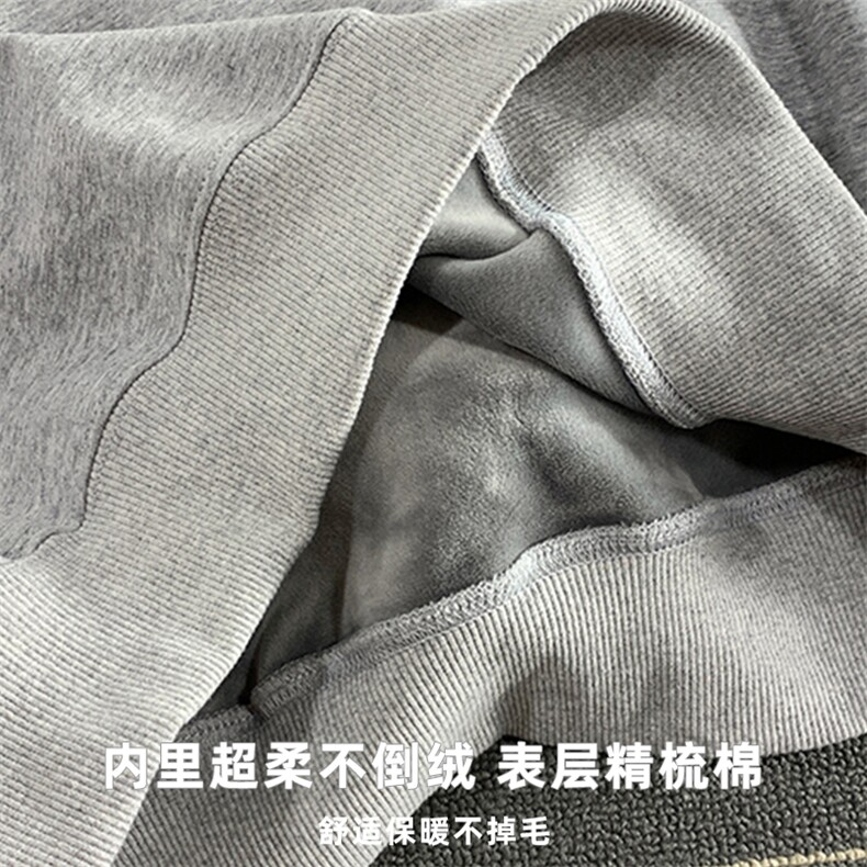 学生情侣宽松大版外穿套头圆领卫衣打底衫Y500P65控78,男装卫衣,电商A089-1