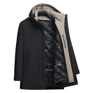 高端羽绒服高级感加厚冬装男士中长款羽绒服 313B--WH2583-P320图片