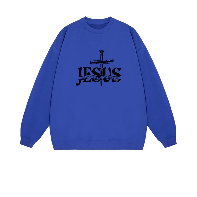 2025年秋季通勤长袖套头十字架时尚通勤简约休闲，女装卫衣/绒衫，花可