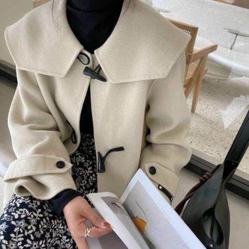 新款羊绒大衣，女装，呆文