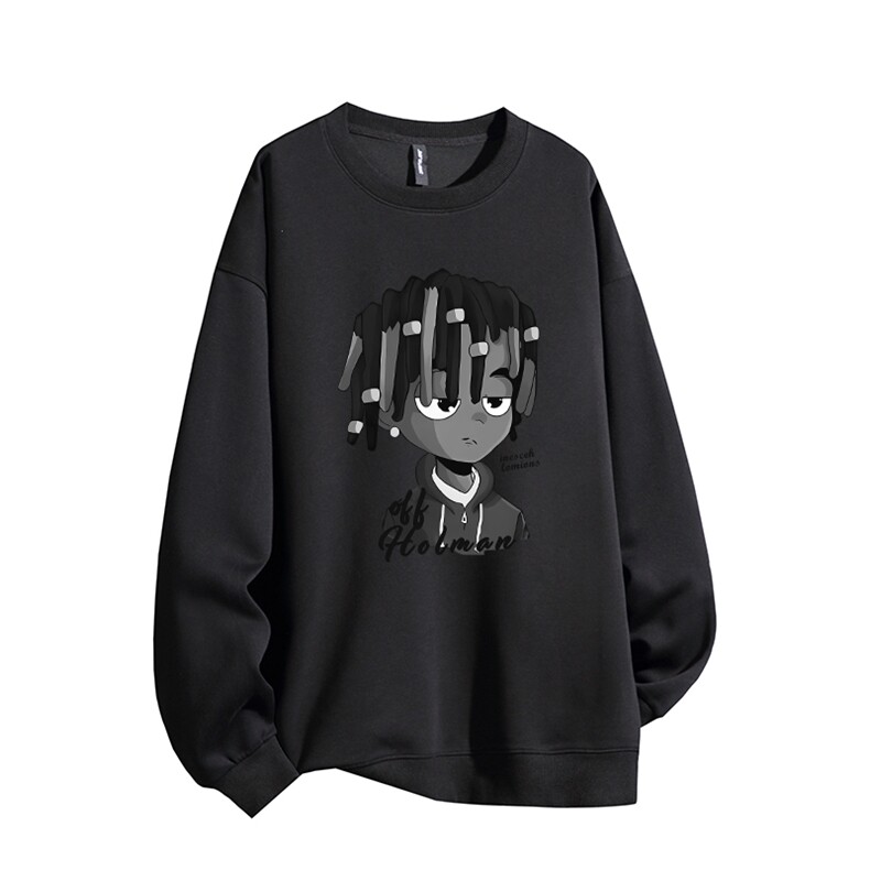 得物供货、复合重磅420克现货圆领卫衣宽松HD019-1-HMY459-P35,男装卫衣,电商019-1