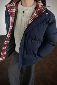 支持二开 冬装加棉加厚面包服连帽棉服大码棉衣外套男女 M812-P70图片