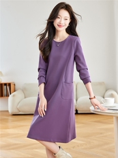 2025秋装新款气质舒适连衣裙，女装连衣裙，鑫鑫格