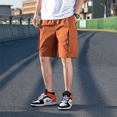 夏季新款白底工装休闲五分裤男多口袋短裤A305-KX2054-P25，男装休闲裤，电商B306