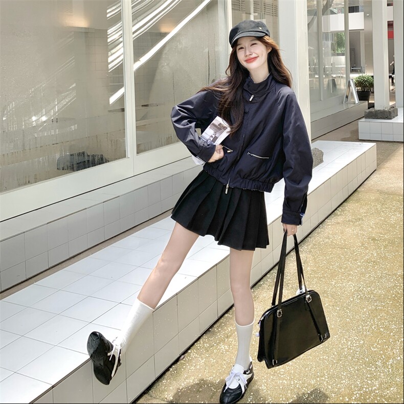 法式气质格纹长袖衬衫女2025秋季新款时尚百搭小众设计感减龄上衣,女装短外套,2C105