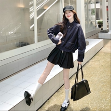 法式气质格纹长袖衬衫女2025秋季新款时尚百搭小众设计感减龄上衣，女装短外套，2C105
