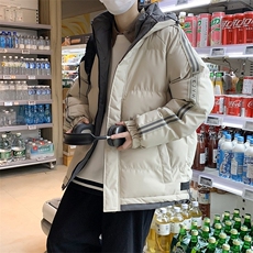 新款冬季棉服棉衣男生加厚保暖休闲潮牌帅气外套AMY9914-P76，男装棉衣，星座208-5