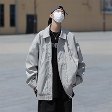 2024秋季新款拉链美式高街夹克外套潮牌机能飞行服外套W137/P70，男装夹克，星座506