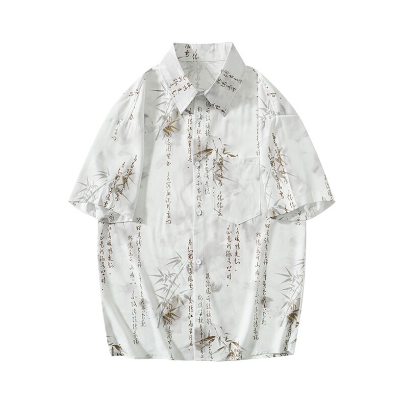 特批P25无差价2025夏季新款面料：聚酯纤维CD2266,男装衬衫,电商A001