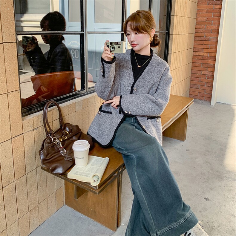 数据好。小香风2B113-8715-P155-K218,女装短外套,2B113
