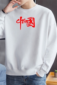 风班服休闲春秋新款潮流青少年潮印花圆领卫衣大码F086-P16图片