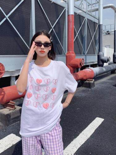 【现货】爱心T恤，女装T恤，JUAN