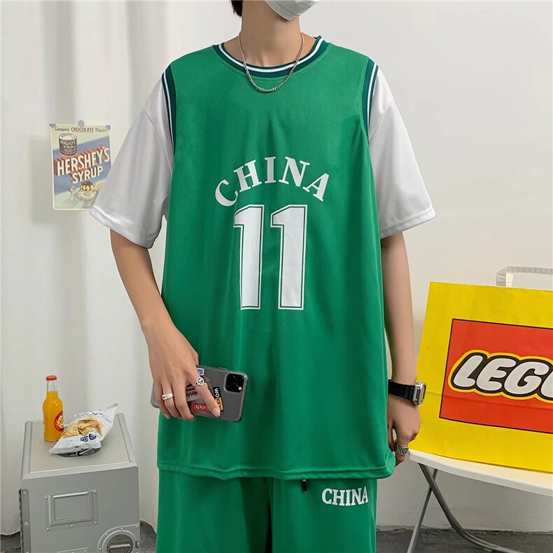男潮流休闲套装篮球服运动套装F06P35,男装休闲套装,星座1116-2