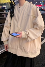 JK8115/P75春装棒球服防水外套男女美式潮牌宽松飞行员夹克，男装夹克，电商A141