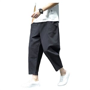 大货 风棉麻九分裤男阔腿裤哈伦裤 控69 钱塘6025-kk902-p45图片