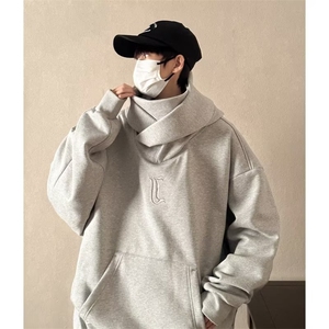 高街vibe美式重工业机能风卫衣男款重磅潮牌连帽外套W4465-P46图片