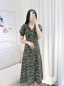 DINO BIENS【现货】 夏季新款  仙女气质小花连衣裙图片