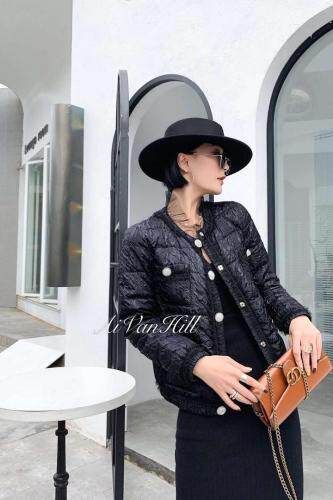 小香风羽绒服，女装羽绒服，艾梵煕尔