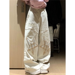 【高质量现货特批50】男女小众设计宽松直筒牛仔裤610A-N8103图片