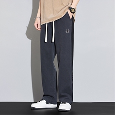裤子男女款休闲长裤撞色小众垂坠感春夏百搭宽松直筒裤DY529-P55，男装休闲裤，电商A178-1