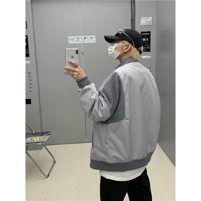 美式飞行员夹克男春秋季ins潮牌宽松休闲棒球服外套JK06592-P65,男装夹克,星座308B-1