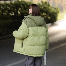 棉服撞色拼接灯芯绒外套男生冬季棉衣情侣装棉袄子M810-P85，男装棉衣，星座308B-2