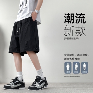 夏季工装短裤男ins潮牌日系休闲百搭潮流痞帅五分裤子DK02512-P45图片