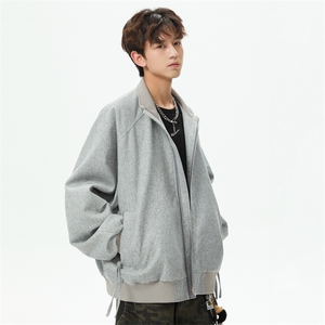 棒球服特批P85美式潮牌复古工装开衫外套男宽松休闲夹克男 SY2506图片