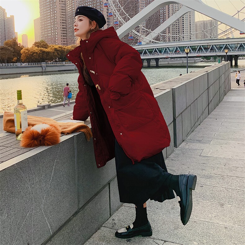 [羽绒服]主推好款90绒学院风牛角扣2C293-Q685-P320-K425,女装羽绒服,2C293
