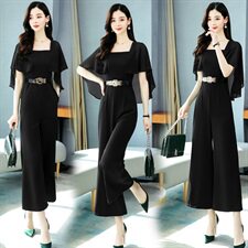 夏季新款高腰显瘦阔腿裤女宽松休闲裤百搭时尚气质长裤，女装休闲裤，时尚俏佳人