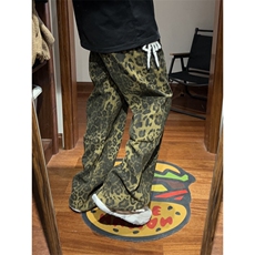 【网图】豹纹牛仔裤男夏季薄款欧美VIBE裤子美式高街KZA25LL-P55，男装牛仔裤，星座1007（原301D）