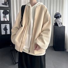 复古日系华夫格重磅棒球服外套男女春秋季潮牌情侣休闲百搭夹克，男装夹克，星座506A