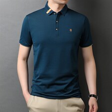POLO衫男上衣半袖男装衣服男士体恤衫T恤潮牌休闲翻领爸爸短袖男，男装T恤，电商B212（原钱塘6029）