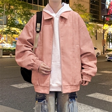 JK6833-P78L-9XL秋季新款大码美式重磅翻领休闲夹克控128，男装夹克，星座109