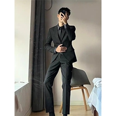 西服套装男士外套商务休闲春秋上衣伴郎服新郎结婚职业正装小西装，男装西服套装，星座601-1