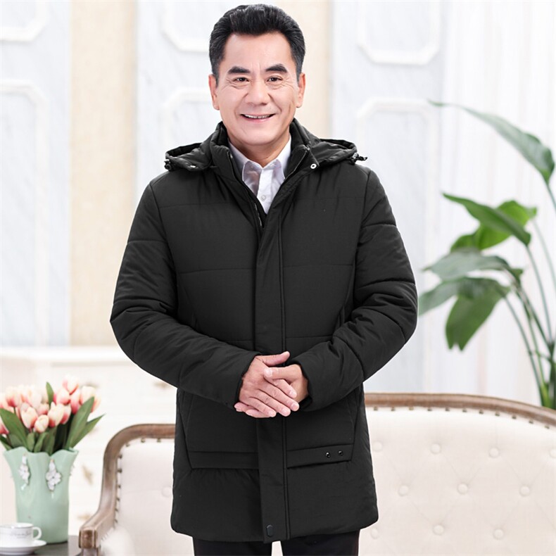 8802/P140中年棉袄男中长款棉服大码男装外套爷爷棉衣老年人冬装,男装棉衣,星座1216（原钱塘722）
