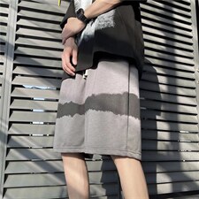 夏季日系休闲韩版潮流oversize裤子男直筒宽松五分裤K2721-P26，男装休闲裤，星座512-2