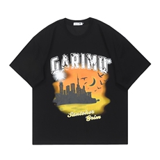 短袖美式潮复古印花T恤打底衫G018-P40控58，男装T恤，星座216(原A116)