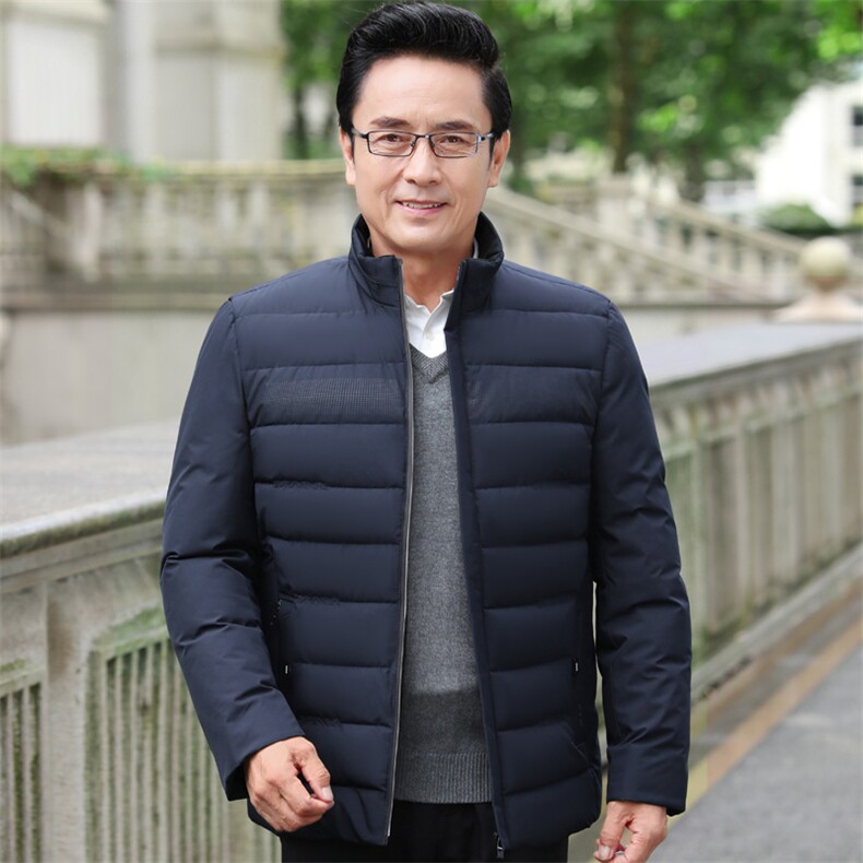 6802/P80大货款！爸爸冬季棉袄中老年外套男休闲商务立领棉服,男装棉衣,星座1216（原钱塘722）