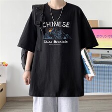 港风室内夏季短袖T恤A502-P25,男装T恤,星座414-3