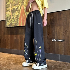 XZ616夏季新款百搭泼墨速干裤休闲长裤TY2498M-5XL特P30控58，男装休闲裤，星座512A（原616）