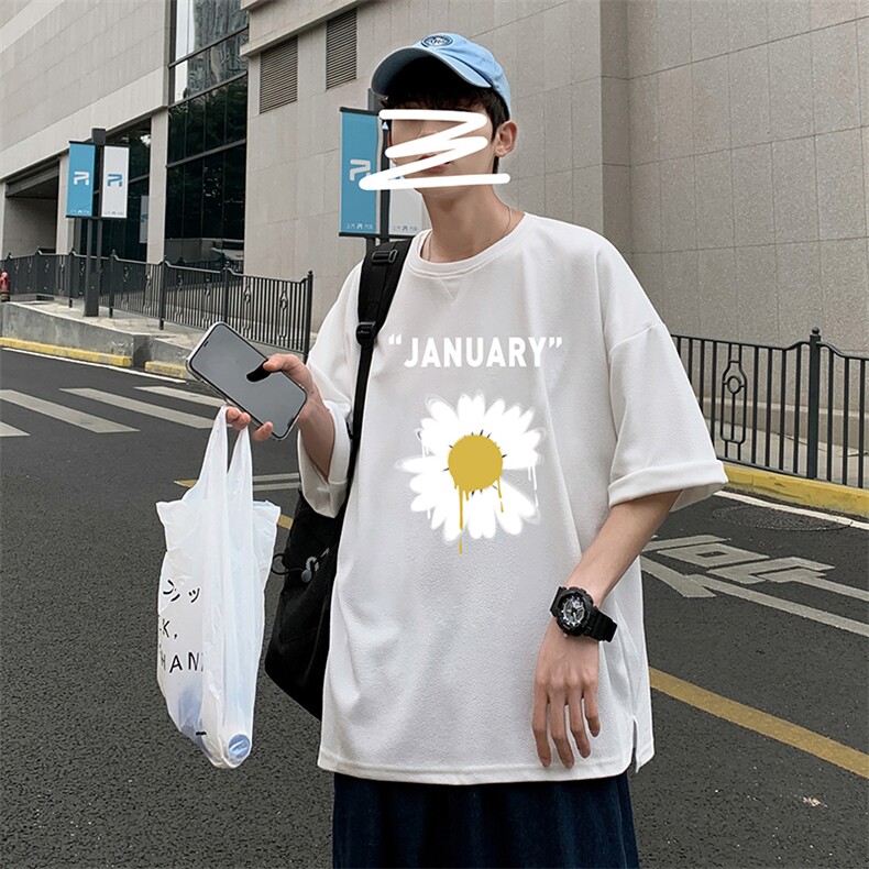 Q11073-P30春夏季七分袖t恤男大码五分袖男短袖中袖,男装T恤,电商A040