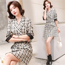 2021春秋季西装连衣裙，女装连衣裙，寒都衣屋