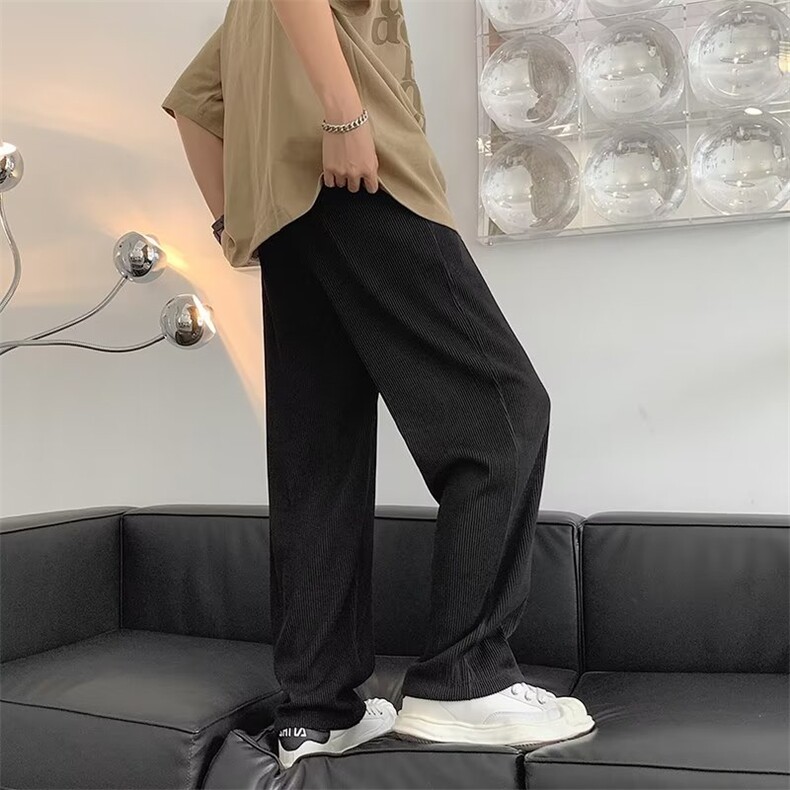 休闲裤长裤潮牌简约直筒百搭青春流行潮运动裤男夏季K3444-P28,男装休闲裤,星座412