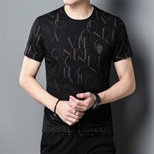 男士短袖T恤2023新款圆领纯色薄款潮牌欧版装半袖上衣ZL1286-P50，男装T恤，星座1105-3