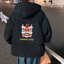 MY16185-P100加厚加绒连帽棉衣男大码棉服男面包服男,男装棉衣,电商A040