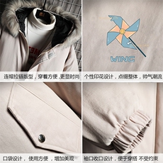 MM48112-P130冬季大毛领衣男士大码加厚袄男服网格挂拍，男装棉衣，电商A040A